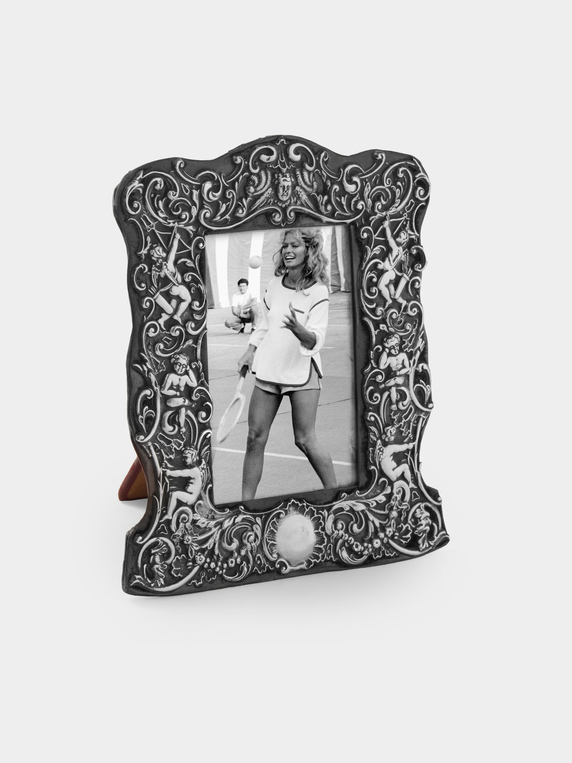 Antique and Vintage - 1898 British Chester Sterling Silver Photo Frame (4x6") - Silver - ABASK - 