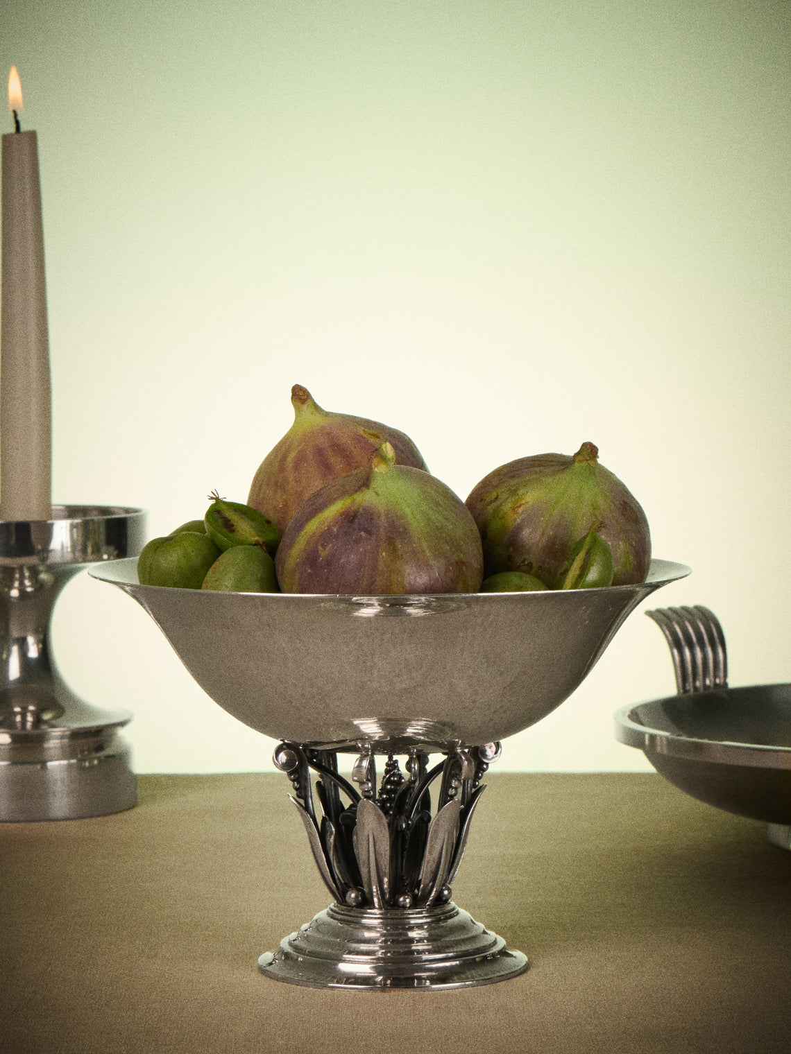 Antique and Vintage - 1920s-1930s Johan Rohde for Georg Jensen No. 242 Sterling Silver Bowl - Silver - ABASK