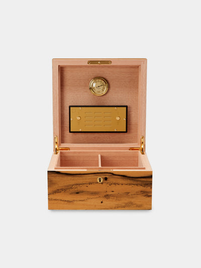 Elie Bleu - Royal Ebony Humidor Case (75 Cigars) - Dark Brown - ABASK - 
