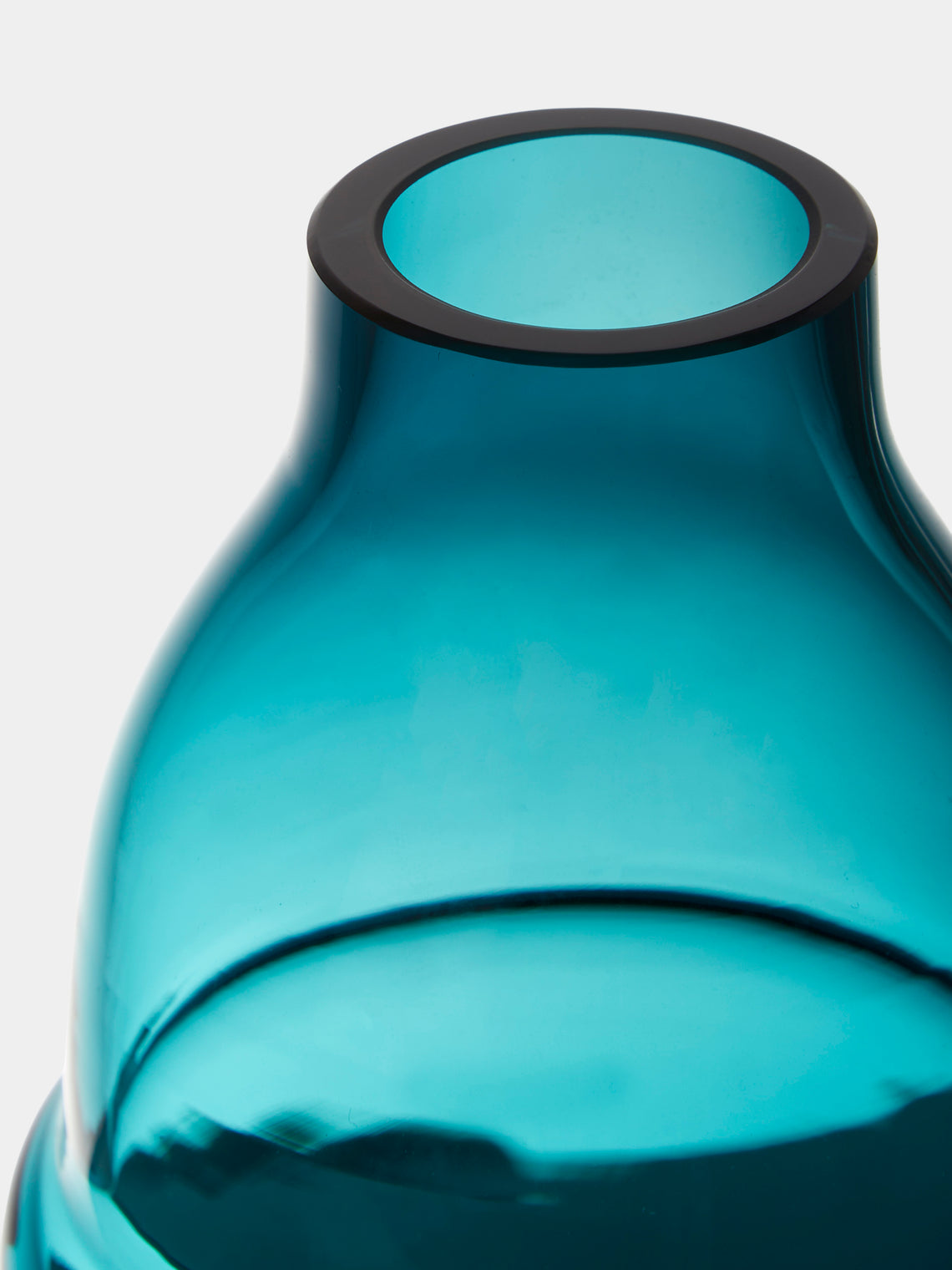 Kickie Chudikova - Danube Hand-Blown Bohemian Crystal Carafe and Tumbler - Blue - ABASK