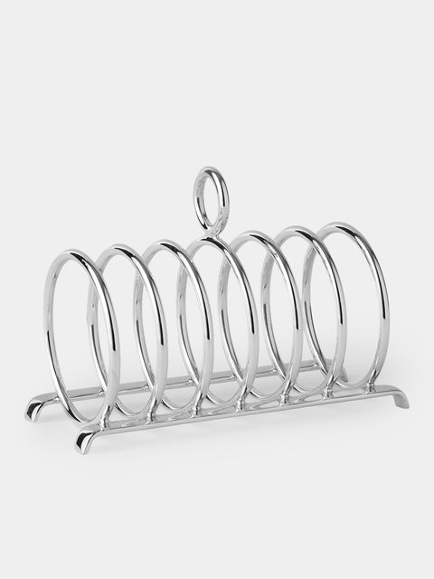Ercuis - Élégance Rencontre Silver-Plated 6-Slice Toast Rack - Silver - ABASK - 