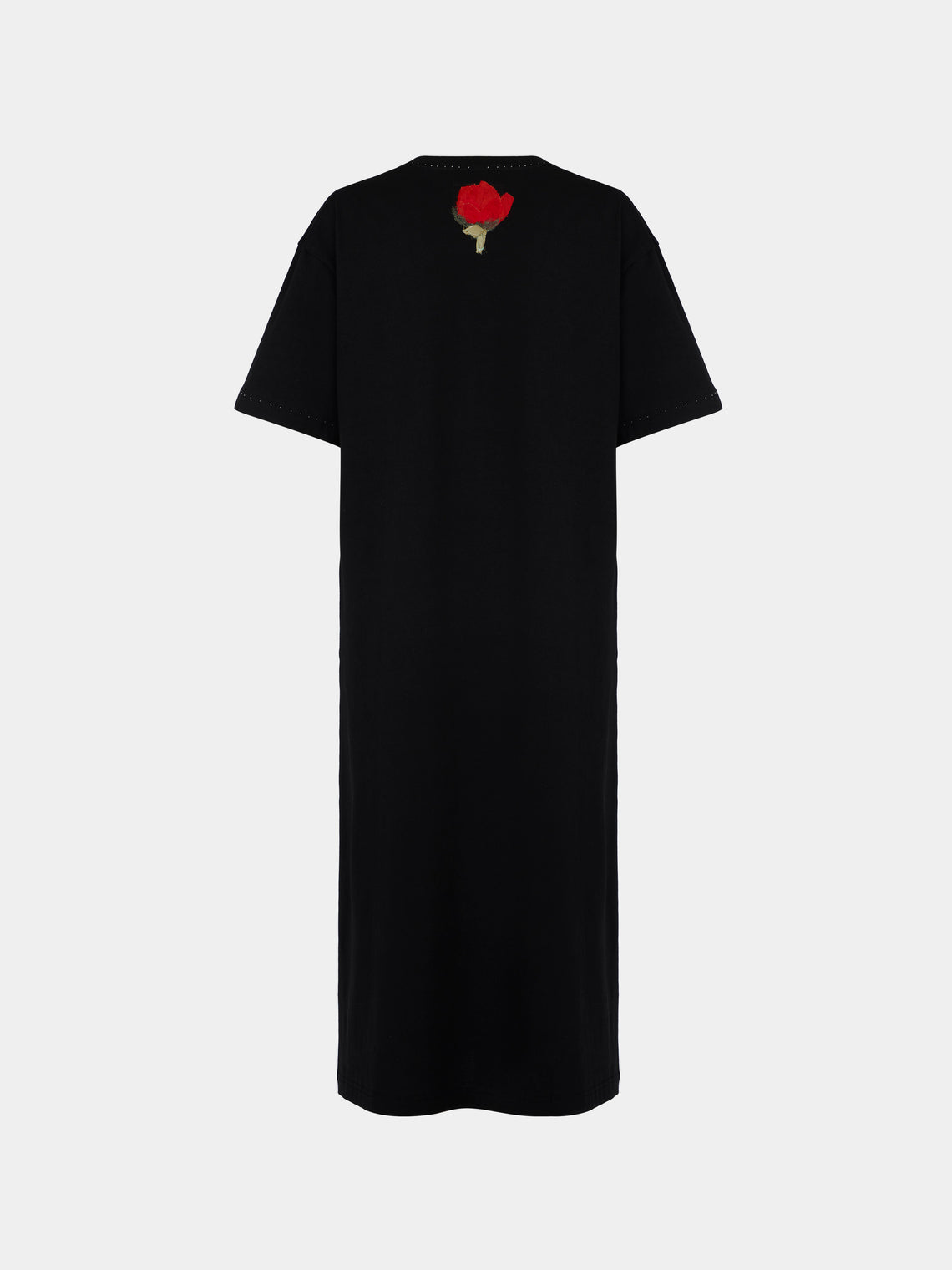 Considered Objects - Bamboo Viscose T-Shirt Dress | Size: S - Black - ABASK