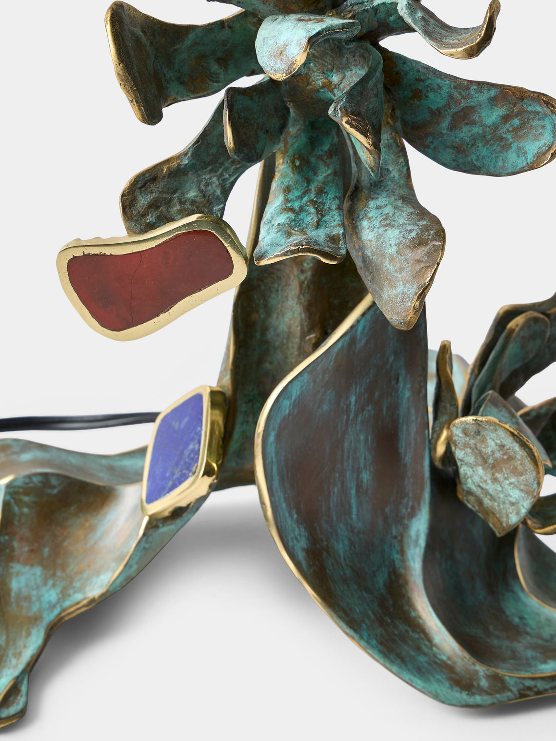 Viya - Glory Lily Brass Table Lamp - Brass - ABASK