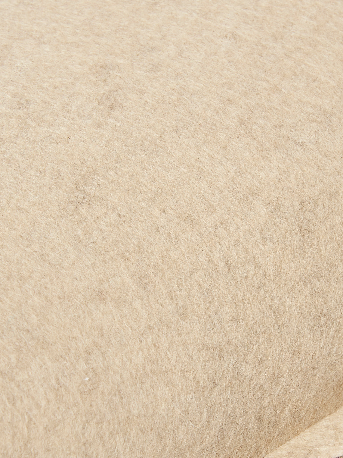 Norlha - Felt Straw Yak and Silk Cushion (27.5in/70cm) - Beige - ABASK