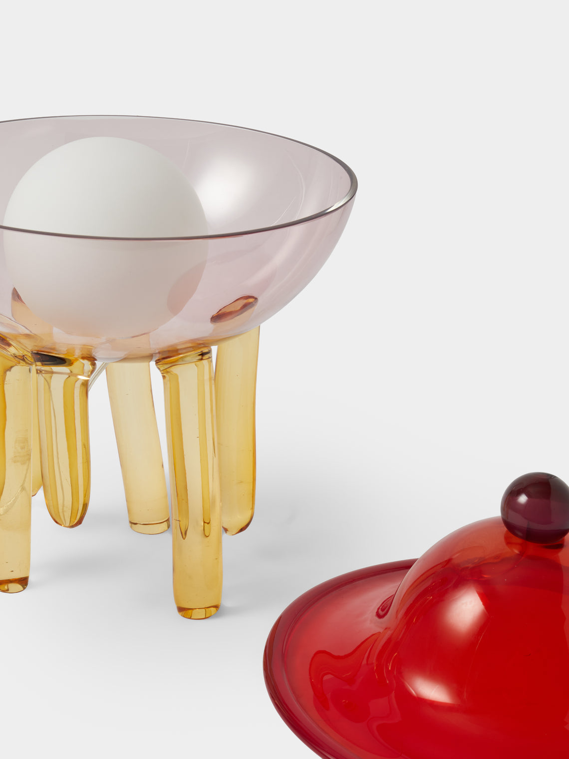 Kickie Chudikova - Pulpopolis Cyanea Hand-Blown Murano Glass Wired Table Lamp - Multiple - ABASK