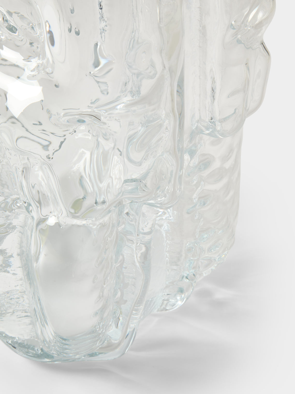 Hana Hillerová - Remix Hand-Blown Glass Vessel (15.5in/39cm) - Clear - ABASK