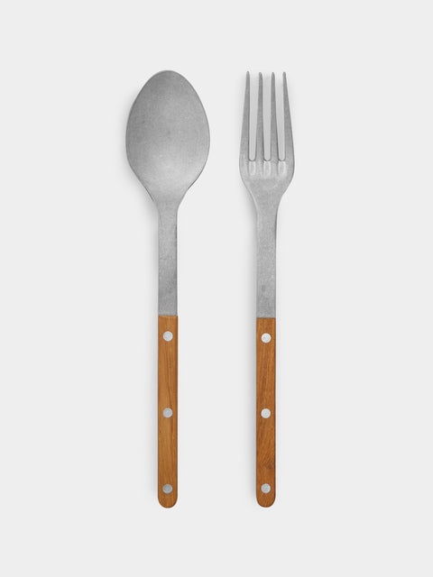 Sabre - Bistrot Teak Serving Set - Brown - ABASK - 