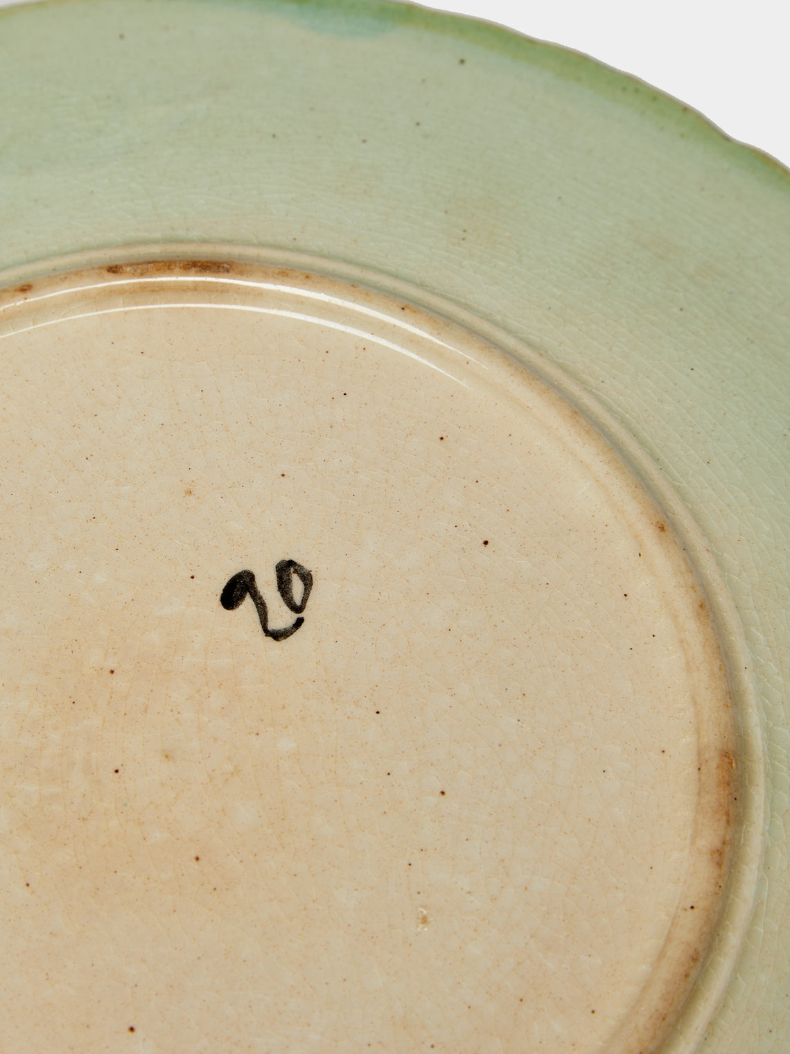 Antique and Vintage - 1950s Flower Ceramic Side Plates (Set of 10) -  - ABASK