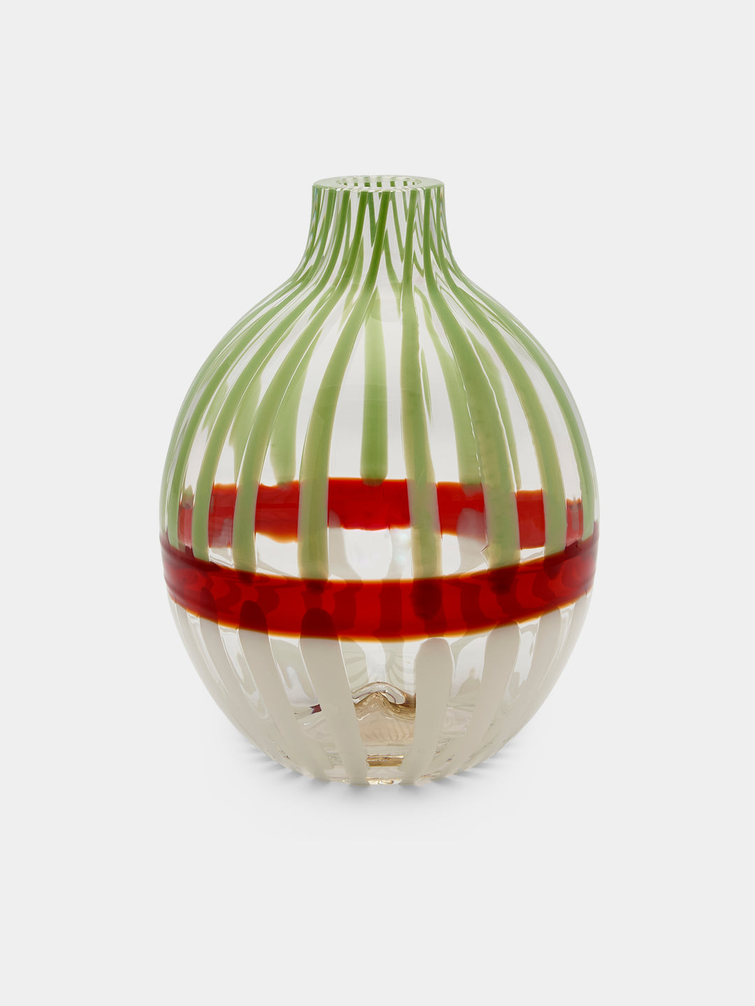 Carlo Moretti Hand-Blown Murano Glass Bud Vase (7in/18cm)