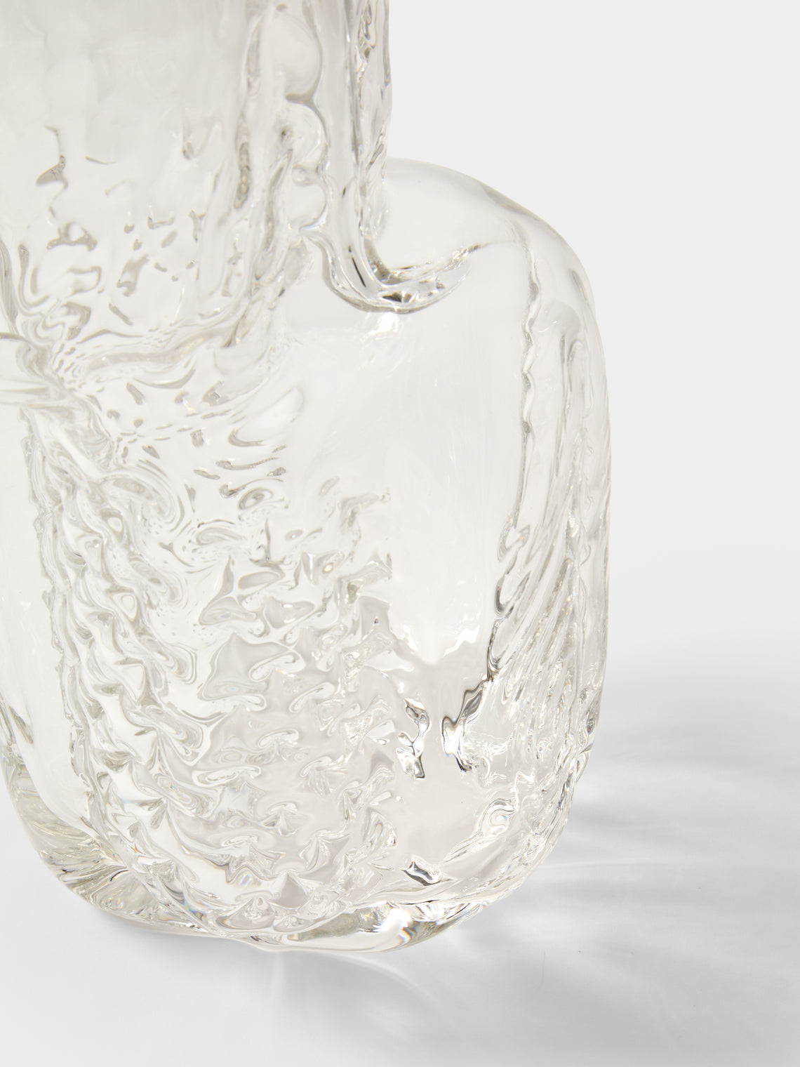 Hana Hillerová - Remix Hand-Blown Glass Vessel (12.5in/32cm) - Clear - ABASK