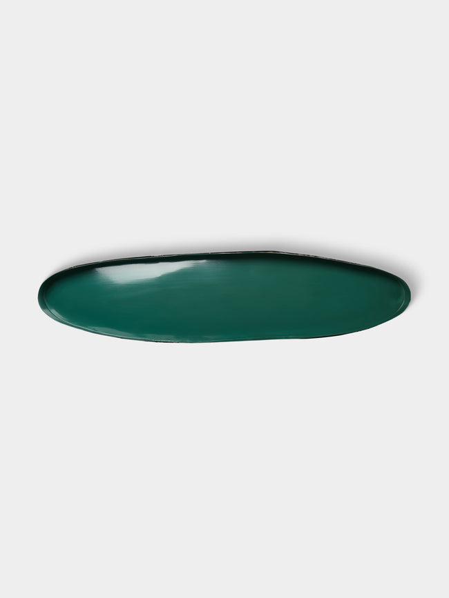 Huh Myoung Wook - Ottchil Copper Platter (30.5in/78cm) - Green - ABASK - 