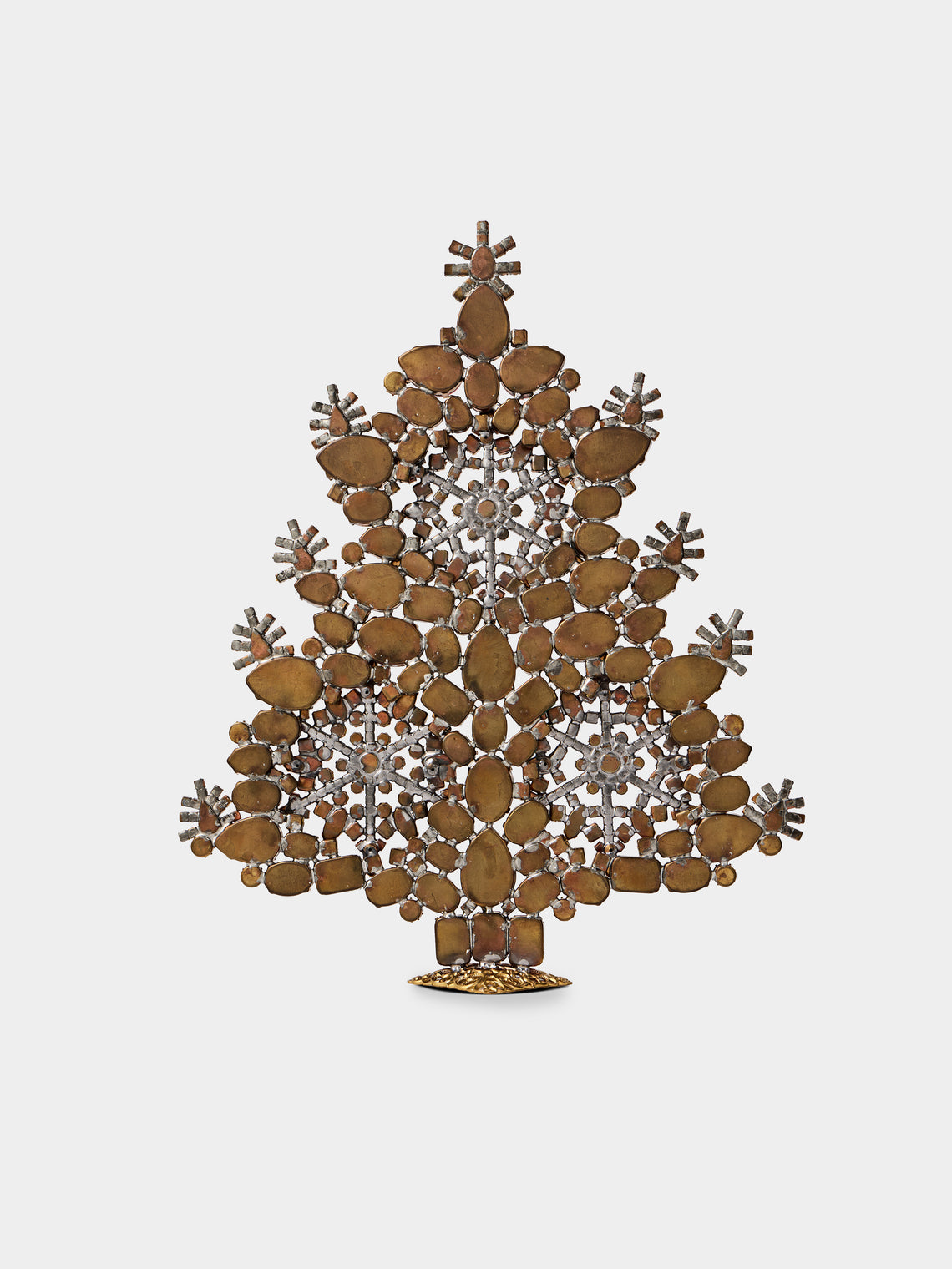 ABASK Decorations - Winter Wonderland Czech Crystal Tree - Red - ABASK