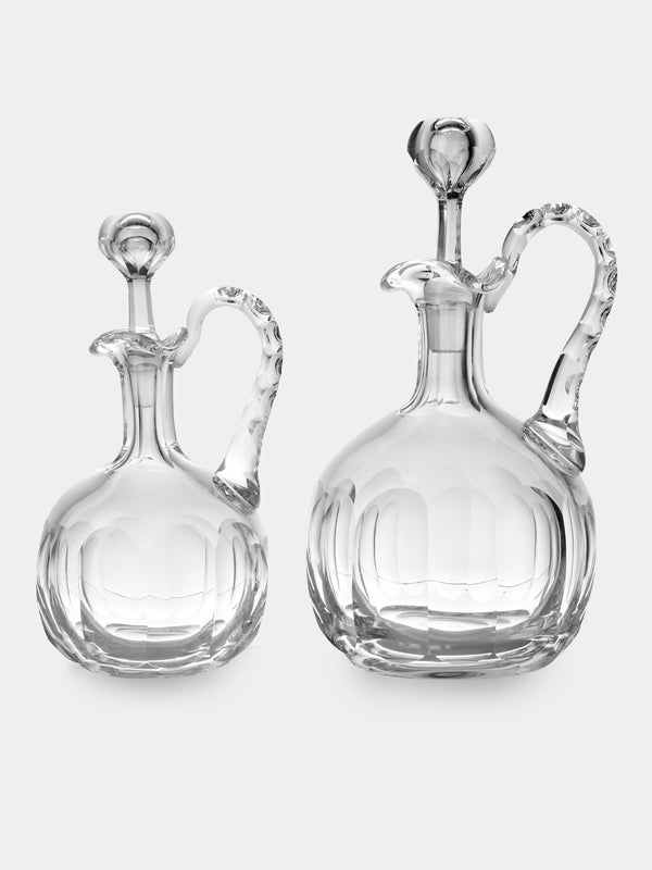 Antique and Vintage - 1930s Baccarat Crystal Decanters (Set of 2) - Clear - ABASK - 