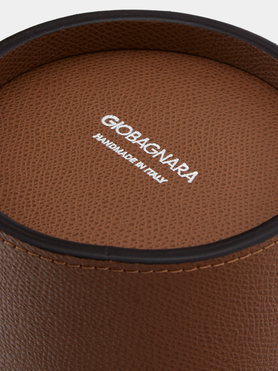 Giobagnara - Colorado Leather Ashtray - Brown - ABASK