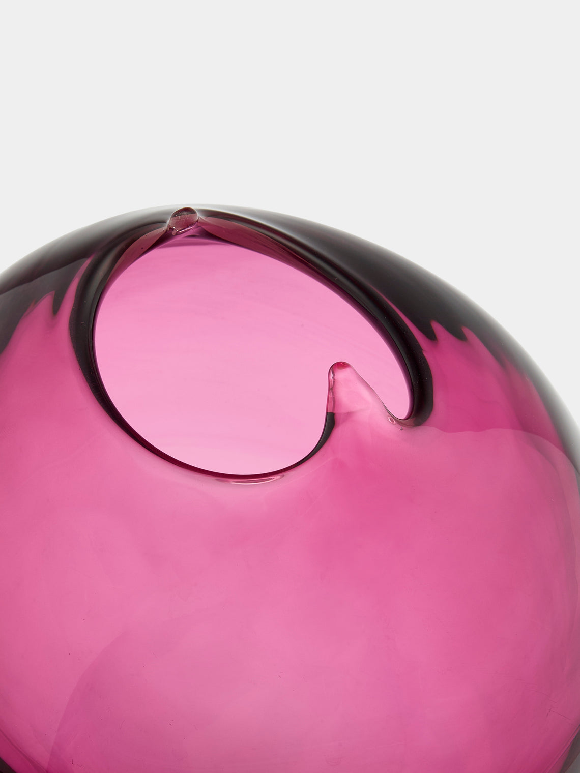 Antique and Vintage - 1970s Seguso Murano Glass Vase - Pink - ABASK