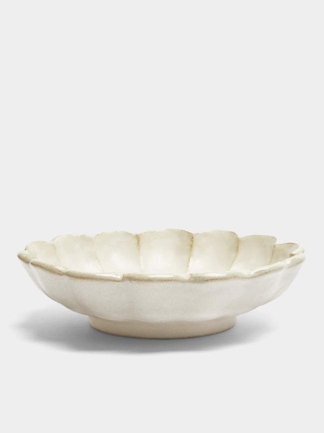 Kaneko Kohyo - Rinka Ceramic Large Bowls (Set of 4) - White - ABASK - 