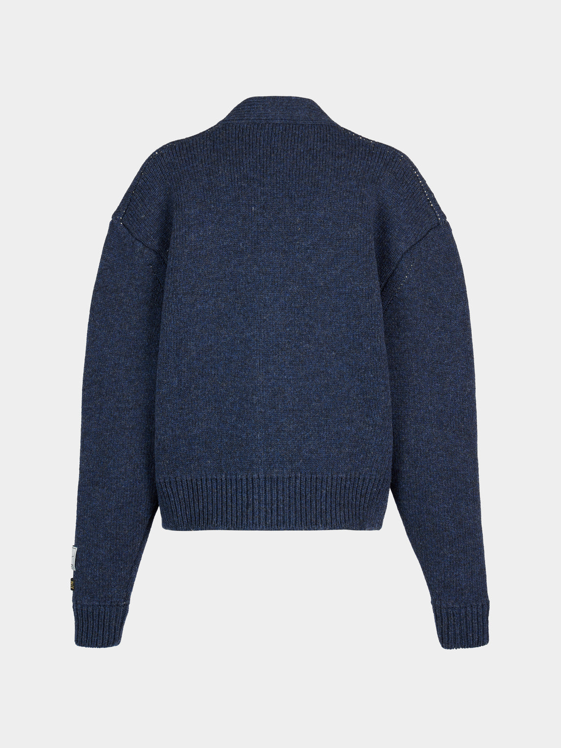 BB Wallace - Wylie Shetland Wool Cardigan | Size: S - Navy - ABASK