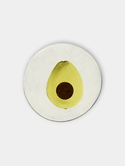 Yon Ho Kyung - Avocado Buncheong Small Plate - White - ABASK - 