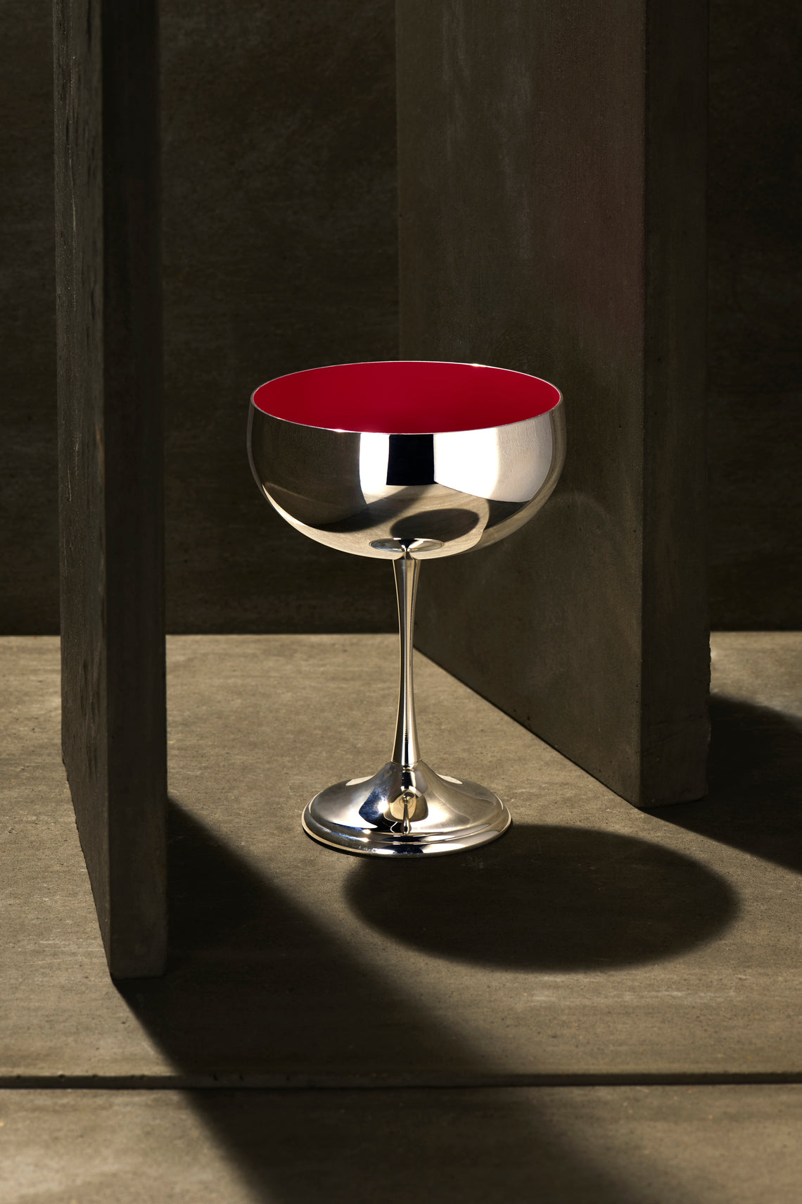 Jarosinski & Vaugoin - Silver-Plated and Burnt Lacquer Champagne Coupe - Silver - ABASK