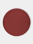 Volga Linen - Linen Round Tablecloth (110in/2.8m) - Red - ABASK - 