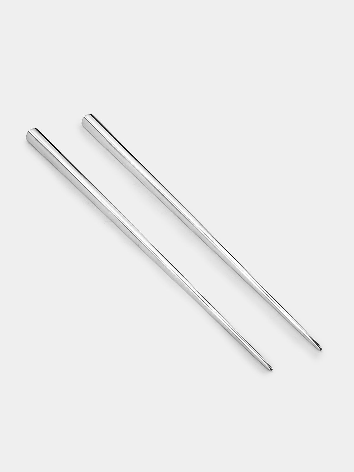 Seikado - Sterling Silver Large Chopsticks - Silver - ABASK