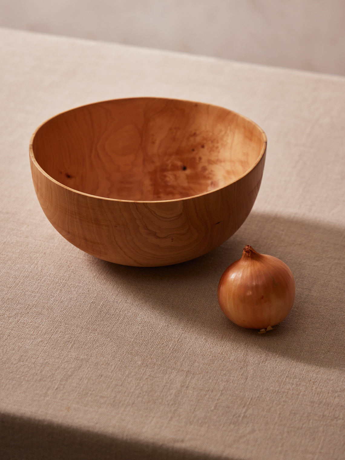 Thursday Furniture - Hand-Turned Japanese Holly Bowl - Natural - ABASK