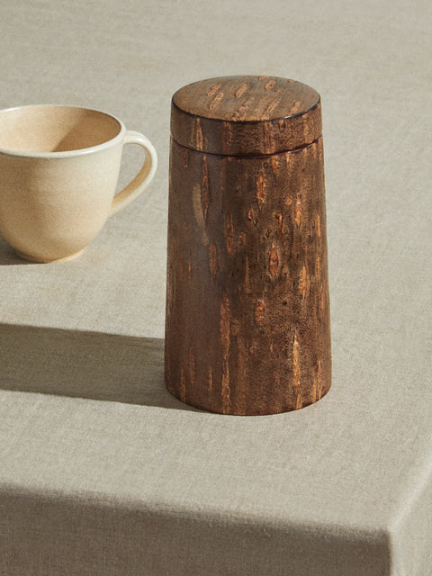 Denshiro - Polished Cherry Bark Canister - Brown - ABASK