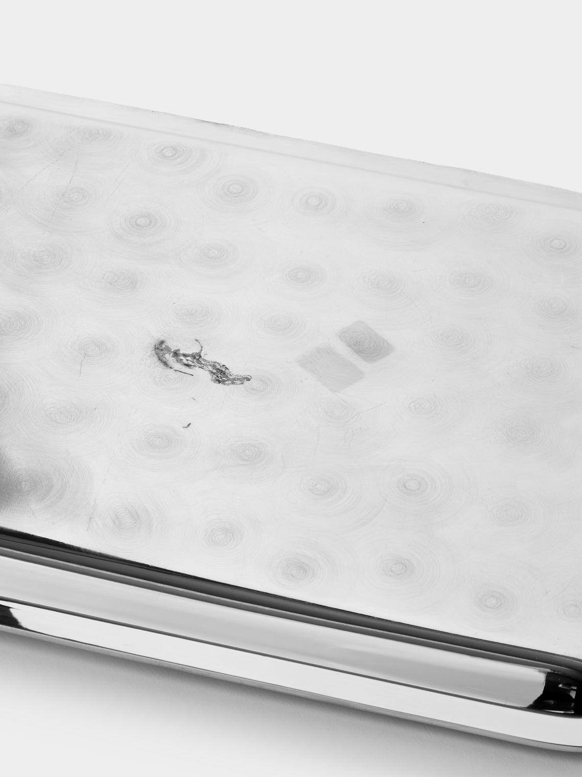 Antique and Vintage - 1960s Italian Solid Silver Tray - Silver - ABASK