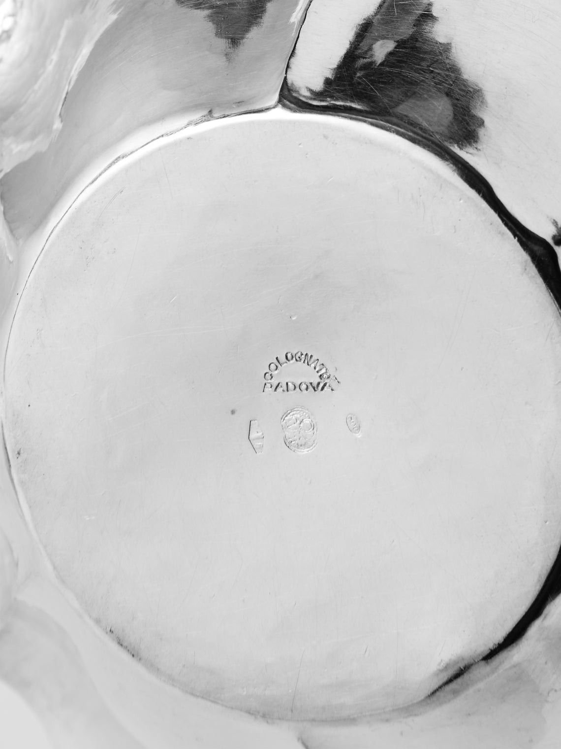 Antique and Vintage - 1960s Flower Silver-Plated Bowls (Set of 6) - Silver - ABASK