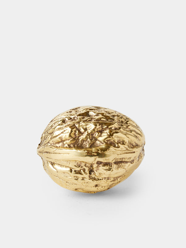 Carl Auböck - Walnut Brass Paperweight - Gold - ABASK - 