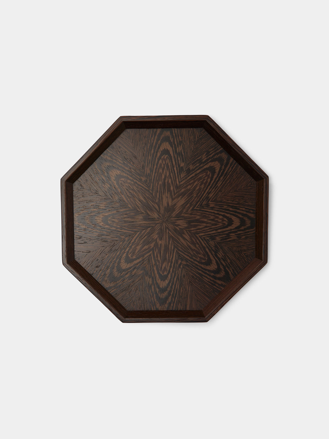 Mori Kougei - Poke Wenge Wood Square Tray (11in/27.5cm) - Brown - ABASK - 