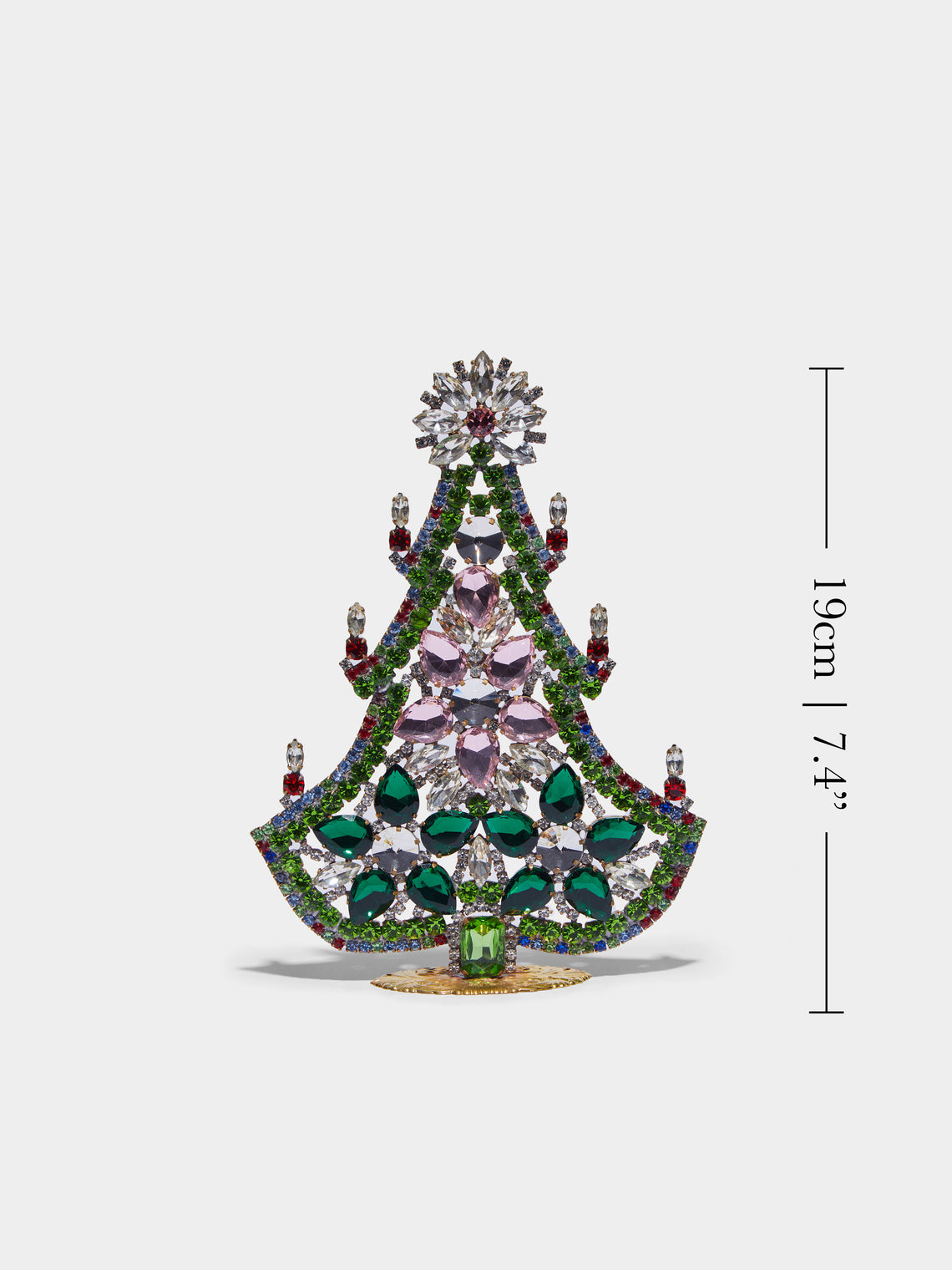 Antique and Vintage - 1930s Czech Jewelled Small Christmas Tree -  - ABASK