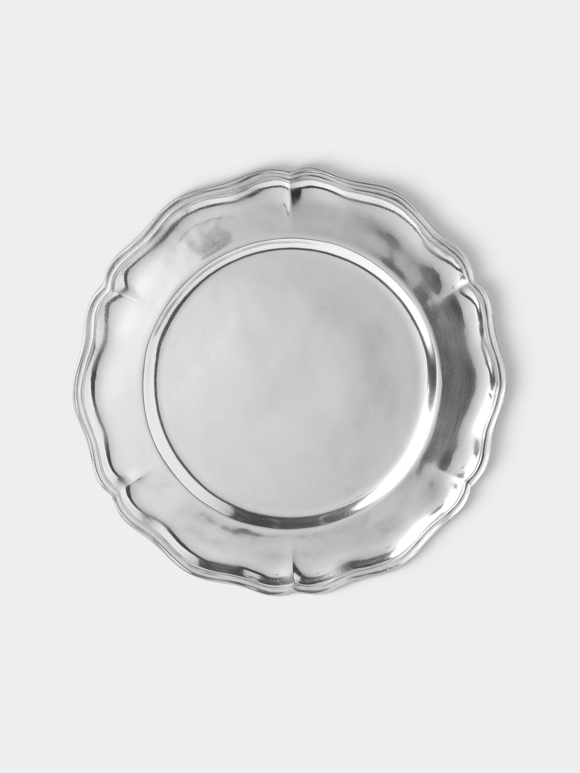 Cosi Tabellini - Georgian Pewter Charger Plate (13in/33cm) - Silver - ABASK - 