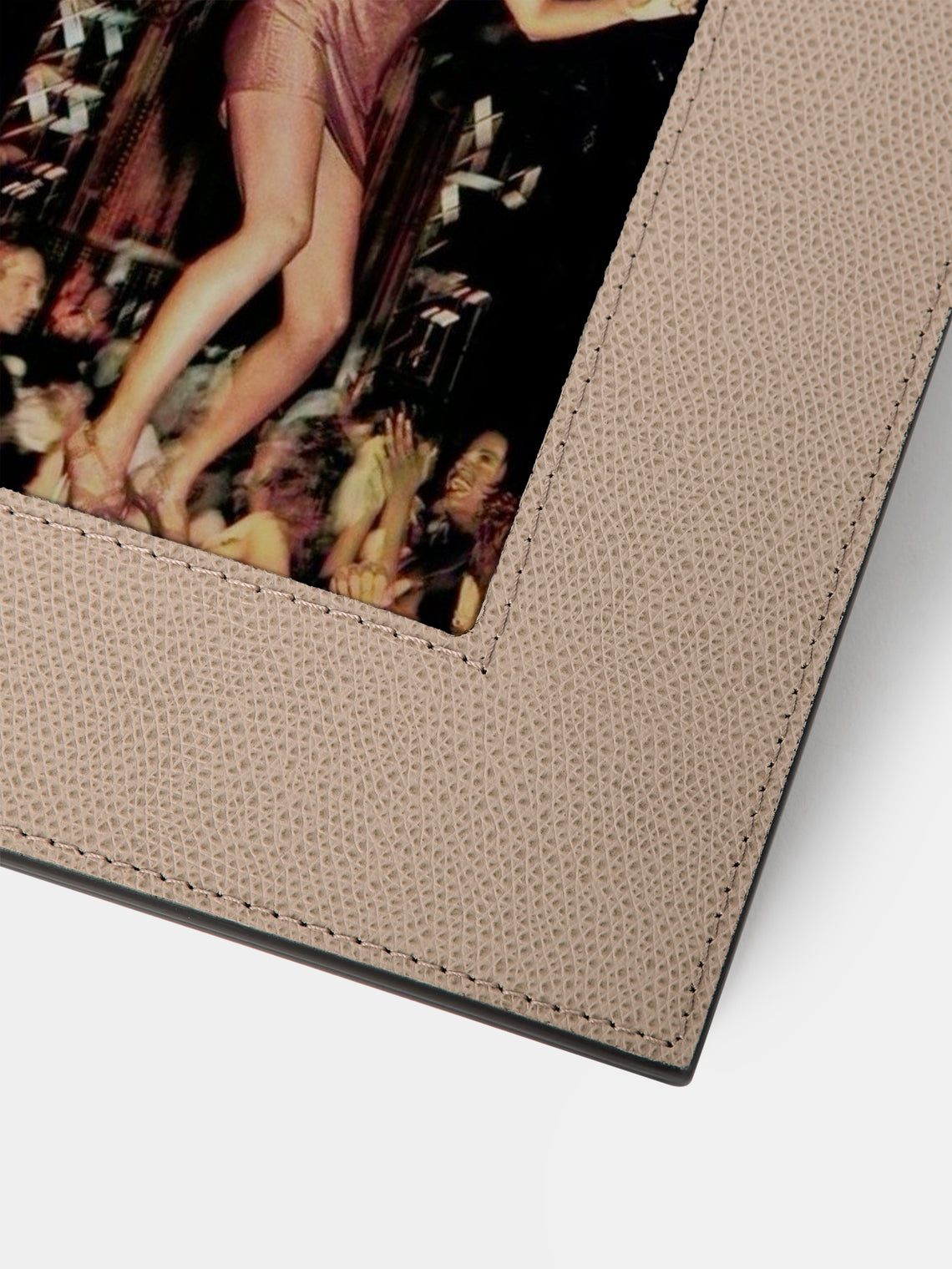 Giobagnara - Peter Leather Photo Frame (5x7") - Beige - ABASK