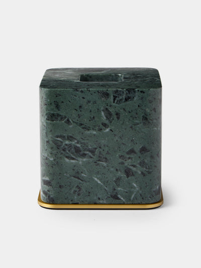 Giobagnara - Polo Marble Tissue Box - Green - ABASK - 