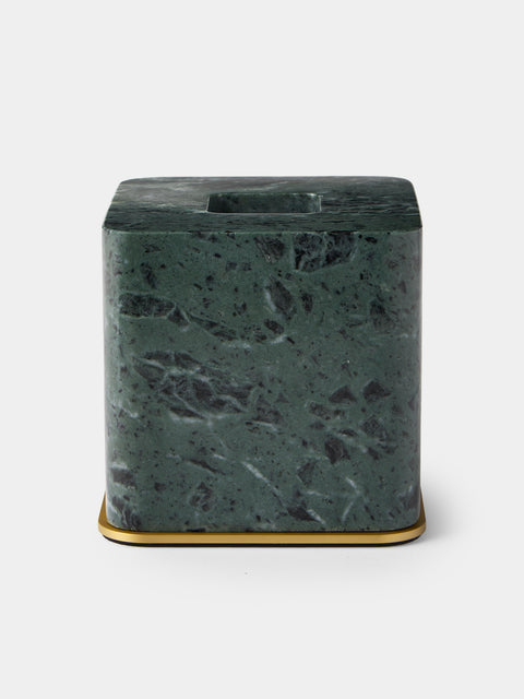 Giobagnara - Polo Marble Tissue Box - Green - ABASK - 