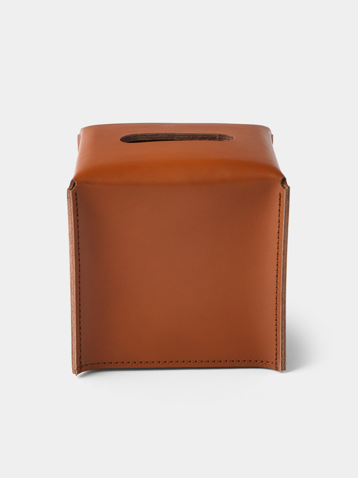 Rabitti 1969 - Amsterdam Leather Tissue Box - Orange - ABASK - 