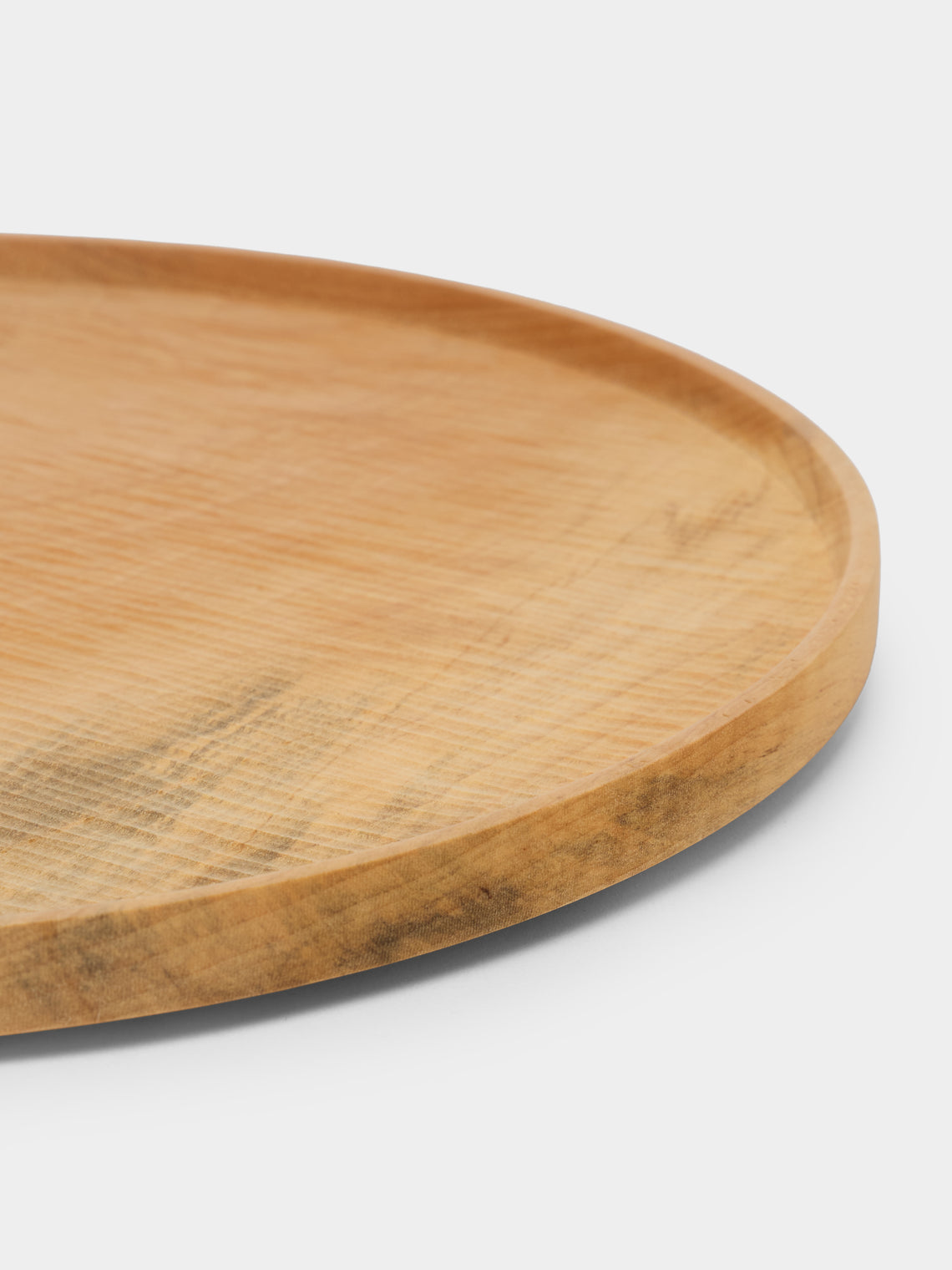 Thursday Furniture - Hand-Turned Japanese Horse Chestnut Carved Platter - Natural - ABASK