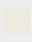 La Gallina Matta - Parentesi Linen Napkins (Set of 4) - White - ABASK - 