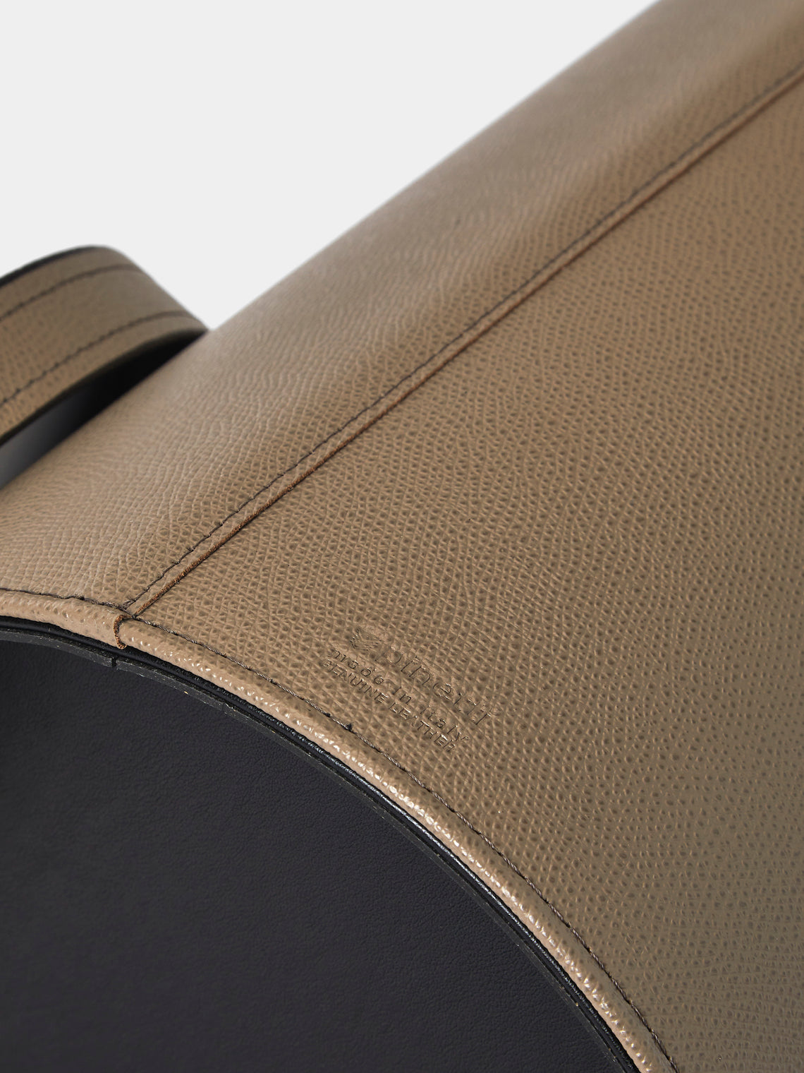 Pinetti - Leather Wastepaper Bin - Brown - ABASK