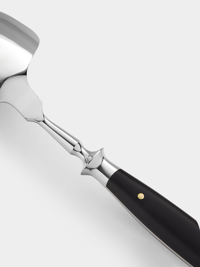 Eichenlaub - Resin Old German Serving Spoon - Black - ABASK