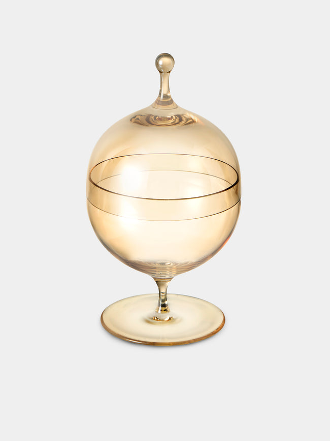 Lobmeyr - Hand-Blown Crystal Candy Dish III - Gold - ABASK - 