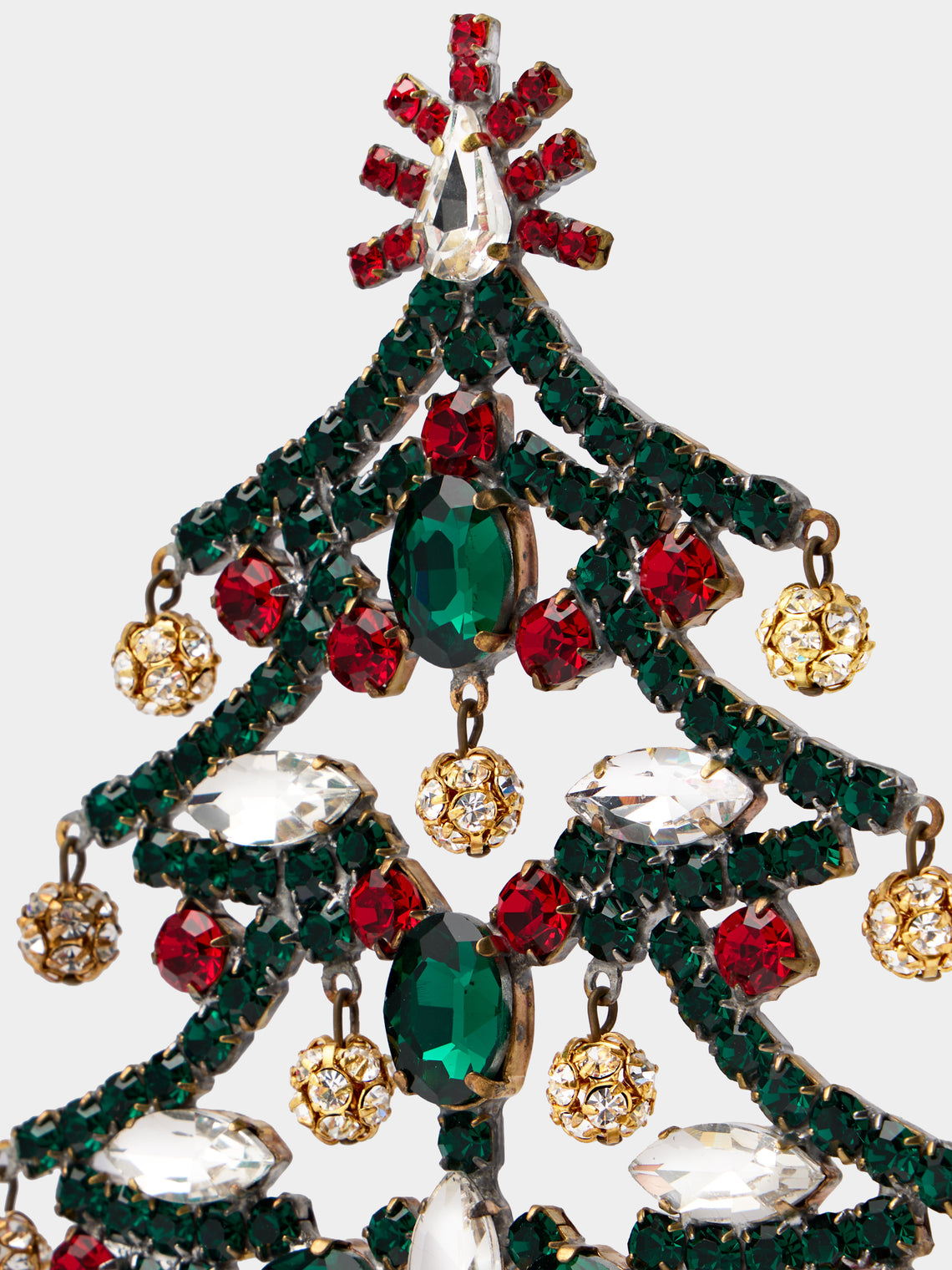 ABASK Decorations - Czech Crystal Tree - Green - ABASK