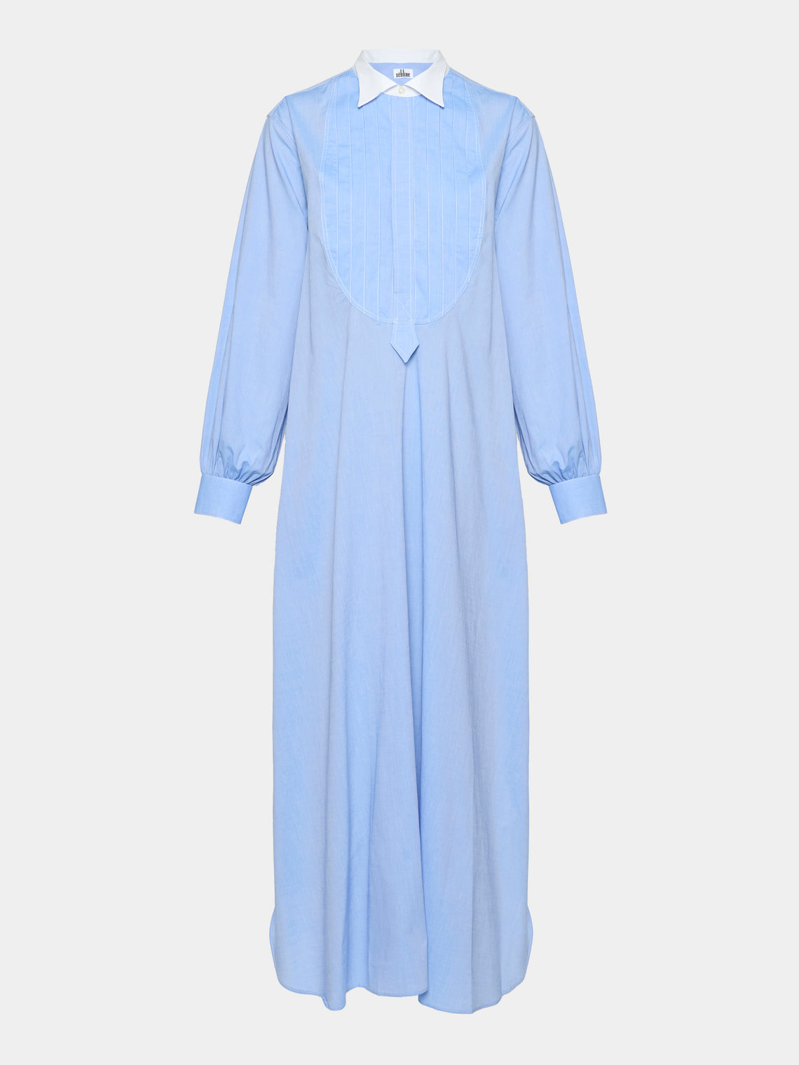 Sebline - Women's Painter’s Cotton Shirt Dress | Size: XS - Light pink - ABASK - 