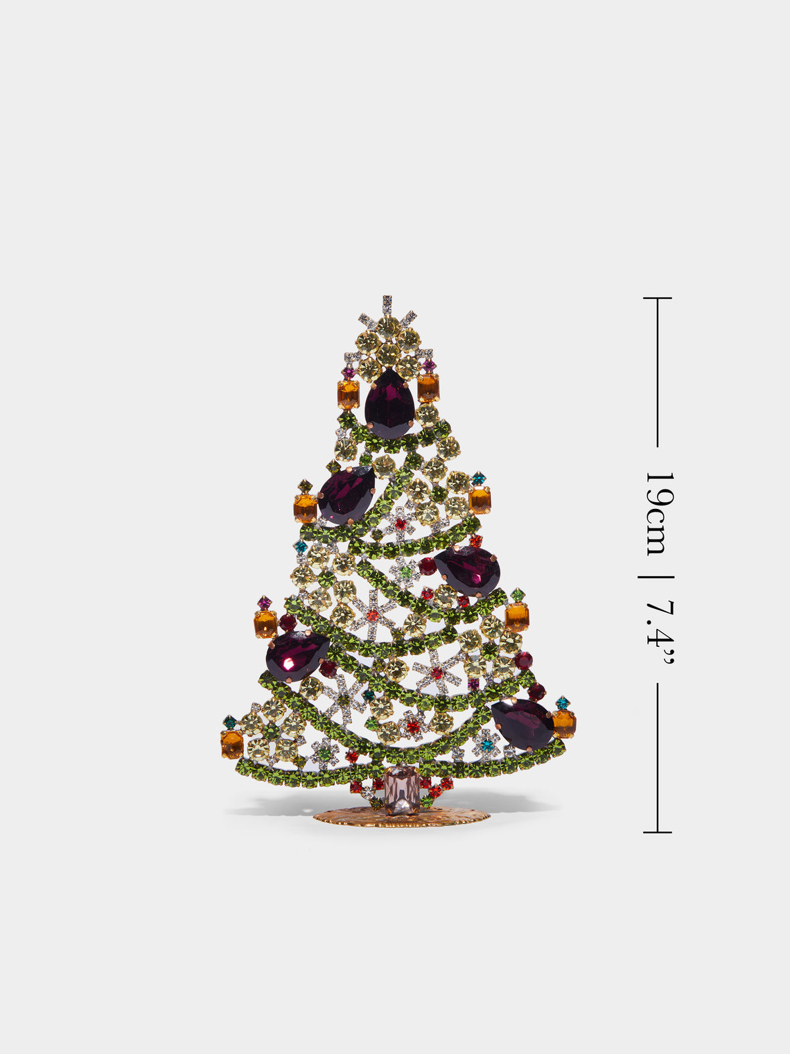 Antique and Vintage - 1930s Czech Jewelled Small Christmas Tree -  - ABASK