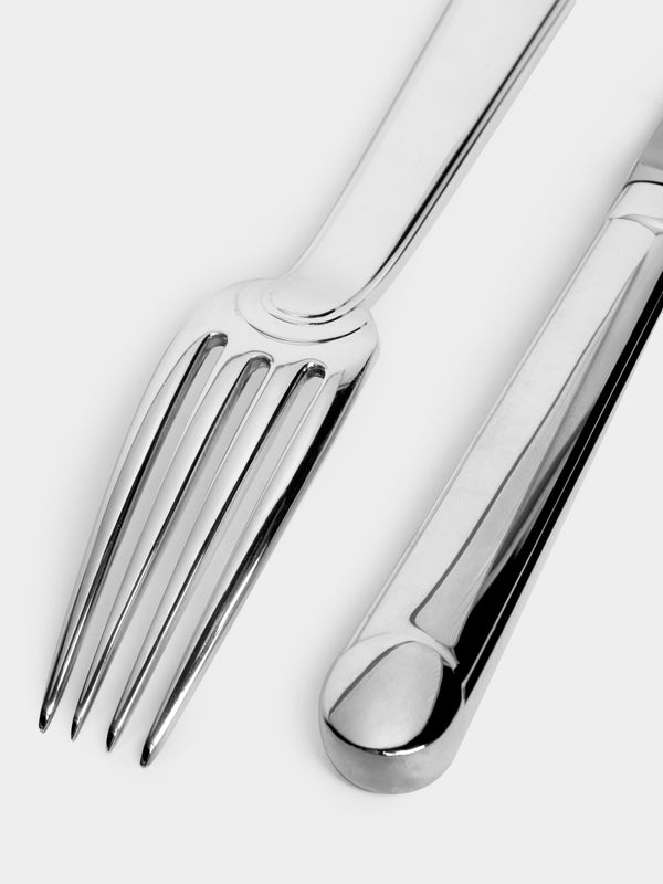Puiforcat - Normandie Silver-Plated Cutlery (Set of 7 Pieces) - Silver - ABASK