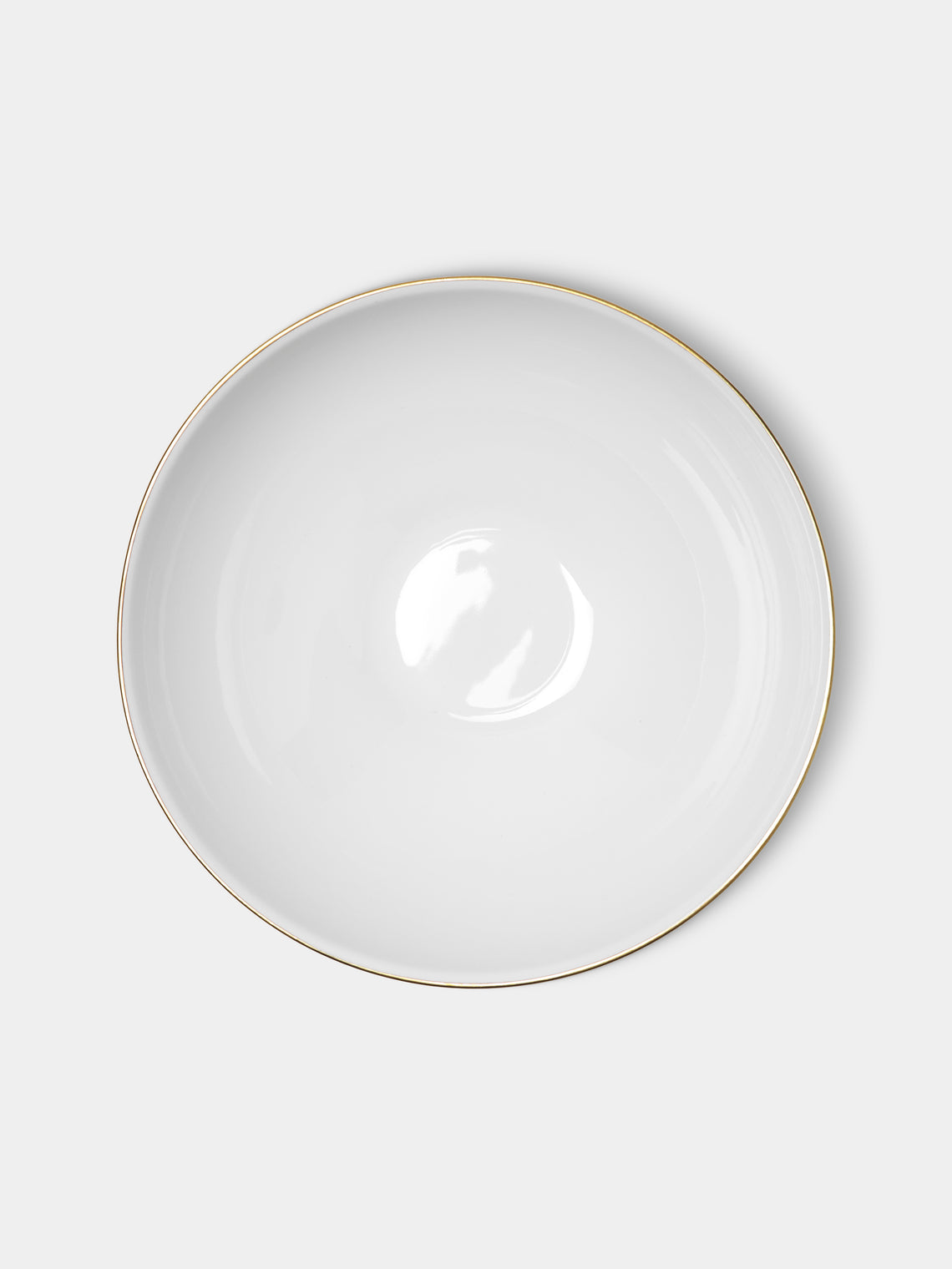 Marie Daage - Jardin d'Arashiyama Hand-Painted Porcelain Salad Bowl - White - ABASK