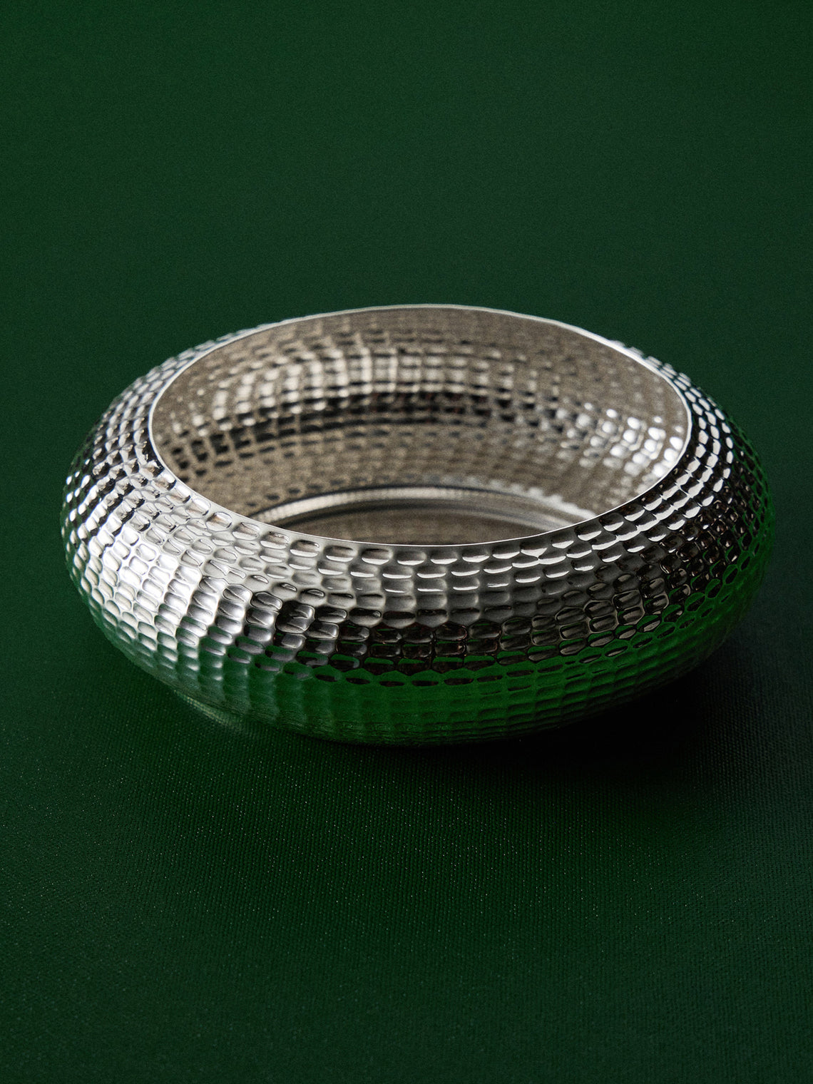 San Lorenzo - 1971 Franco Albini and Franca Helg Pannocchia Sterling Silver Saucer Bowl - Silver - ABASK