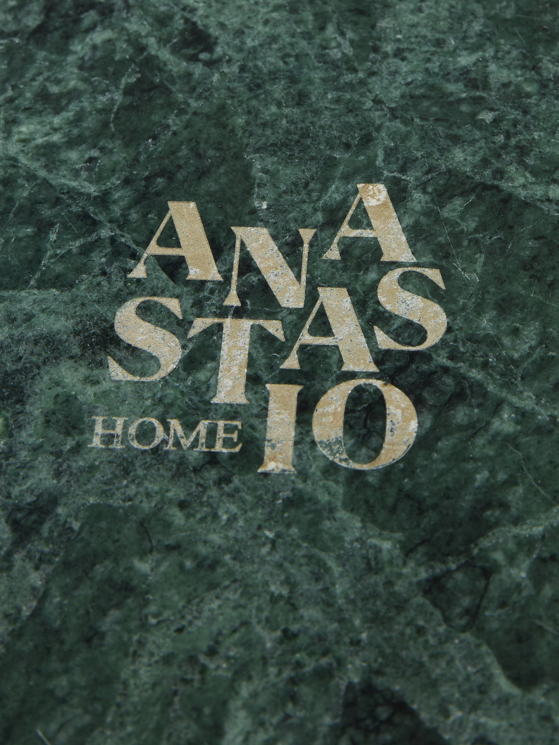 Anastasio Home - | Set of 4 | Oversized Marble Coasters - Green - ABASK