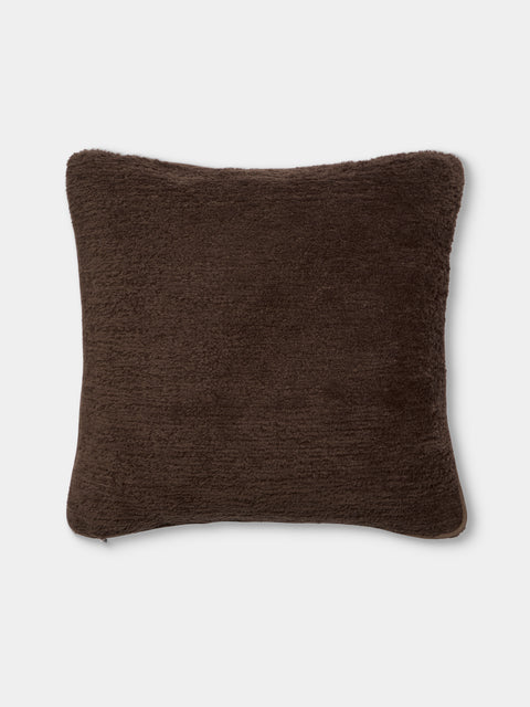 de Le Cuona - Tundra Wool Pillow (21.5in/55cm) - Brown - ABASK - 